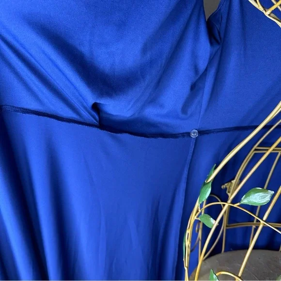 Truth & Fable Women’s Jersey Layer Wrap Dress Women’s Size 2XL PLUS - Navy Blue - Picture 11 of 14